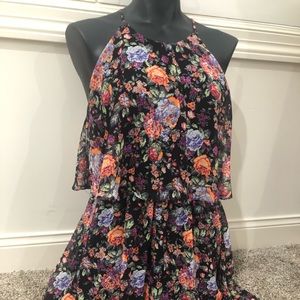 Soprano Floral Tiered Dress
